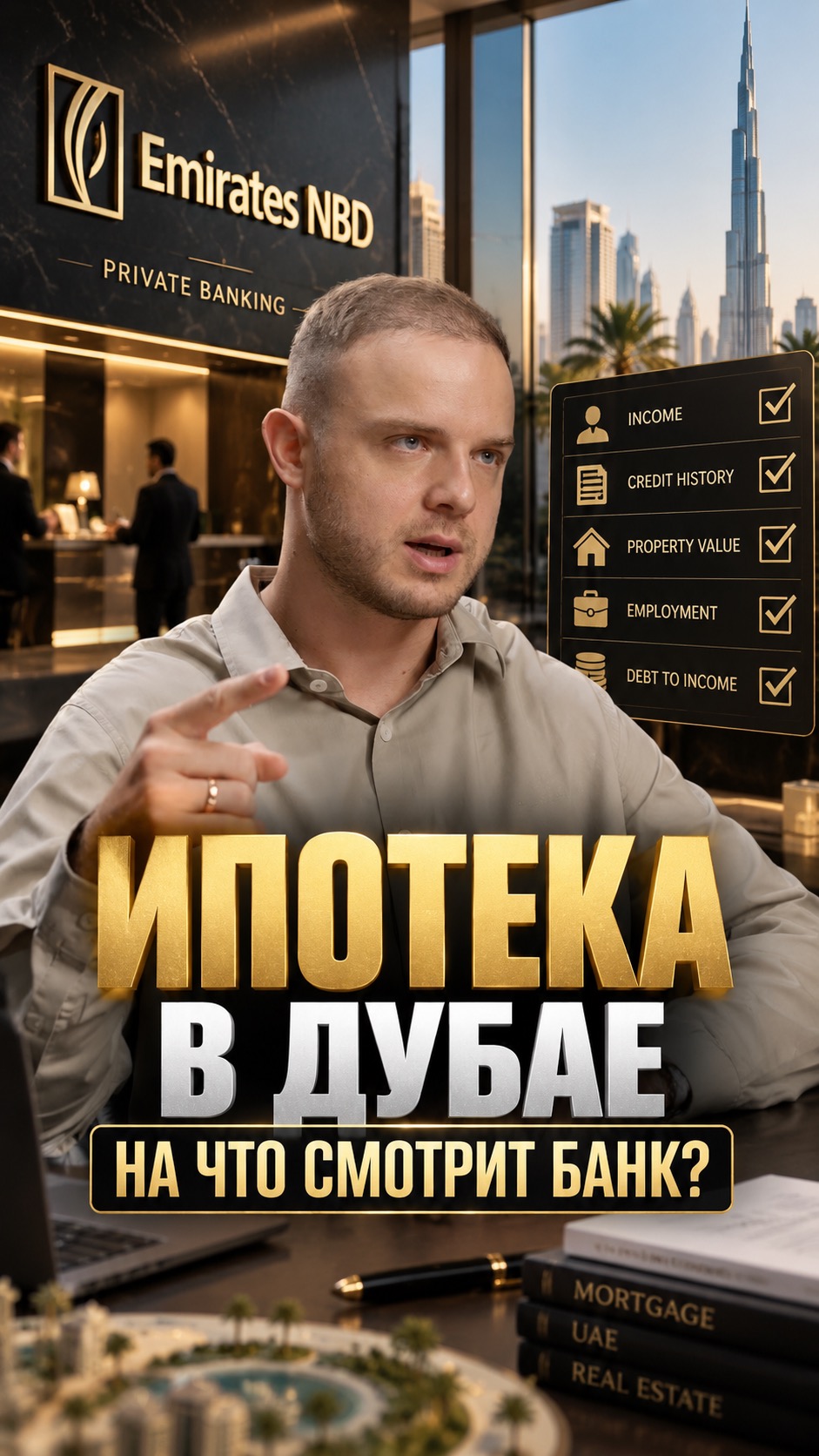 Ипотека в Дубае: на что смотрит банк перед одобрением